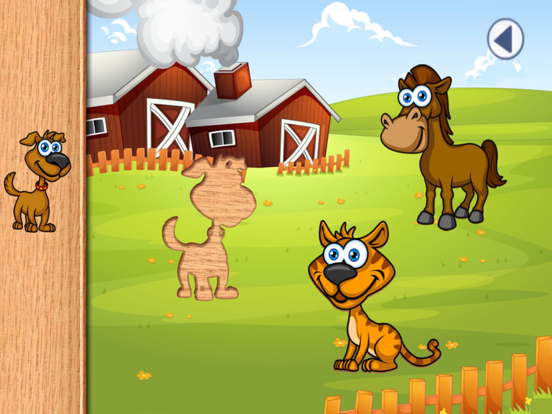 Leuke dierenpuzzels en spelletjes voor peuters iPad app afbeelding 2