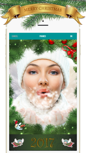 Merry Christmas Photo Editor & Frames + Stickers(圖1)-速報App