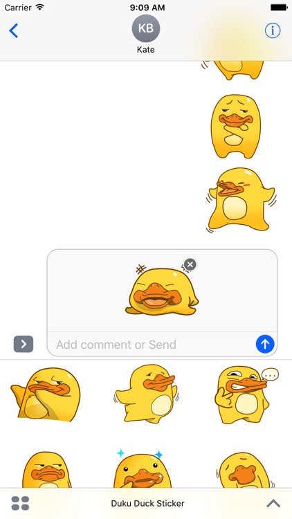 Duku Duck Sticker