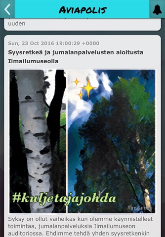 Aviapolis vapaaseurakunta screenshot 2