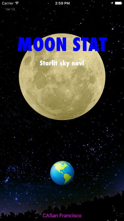 Moon stat - Starlit sky navi screenshot-0