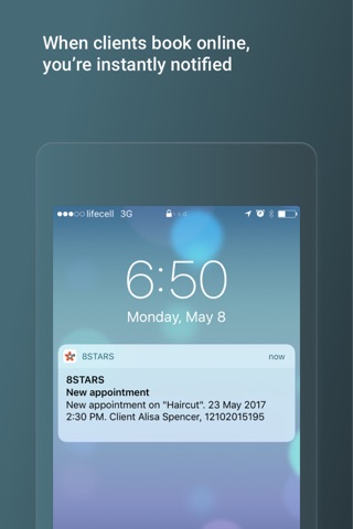 8STARS appointment scheduling screenshot 3