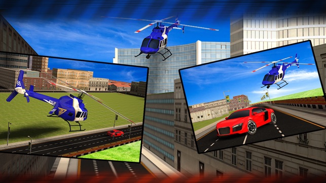 Police Helicopter Pilot Chase Cars 3D Game(圖4)-速報App