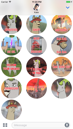 Llamas with Hats Stickers(圖3)-速報App