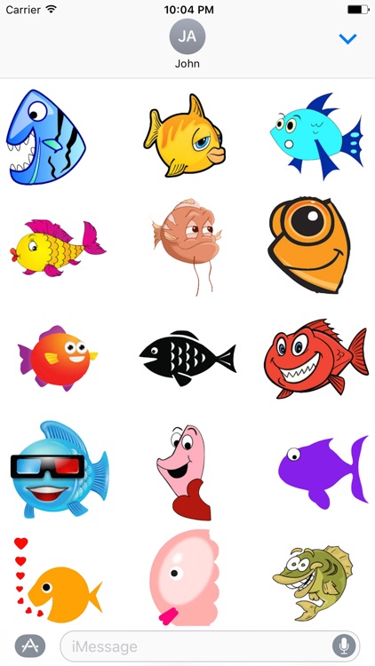 Cute Fish - Fc Sticker