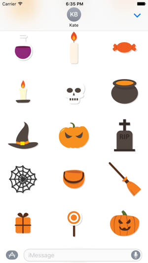 Halloween Sticker Pack and Emoji for iMessage Chat(圖1)-速報App