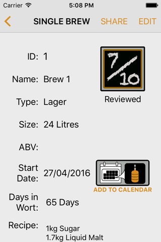 Brew Tracker screenshot 3
