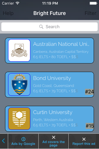 Bright Future - Australia Colleges screenshot 2