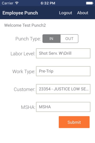 Employee Punch screenshot 2