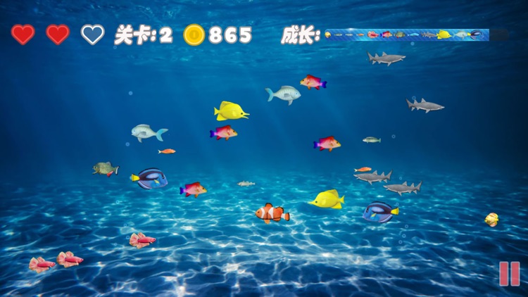 大鱼吃小鱼 2-经典单机免费饥饿鲨鱼ol