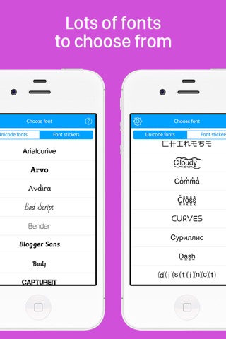 My Fonts - Custom font styles with cool text stickers and emoji screenshot 2