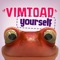 Create your very own Vimtoad with the Vimtoad Yourself App