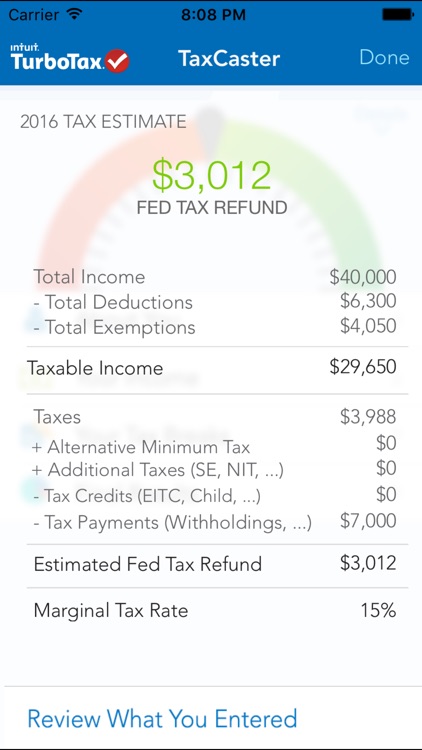 TaxCaster – Free tax refund calculator screenshot-4