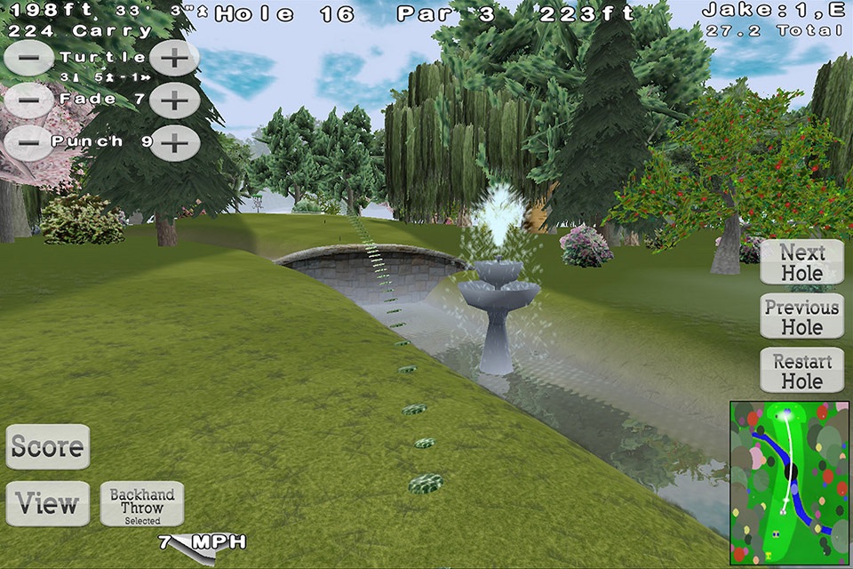 Disc Golf 3D Lite screenshot 3