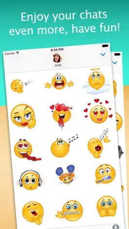 Game screenshot Animated Stickers for iMessage apk