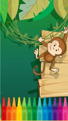 Game screenshot Monkeys Coloring Fun for kids the Fifth Edition apk