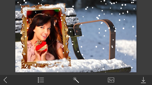 Snow Hd Frames - Creative frames Maker(圖2)-速報App