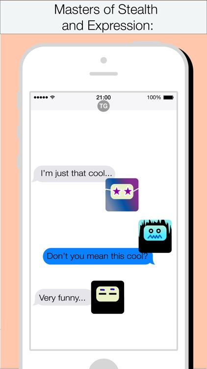 Nin-Moji Stickers - ninja emoji for iMessage