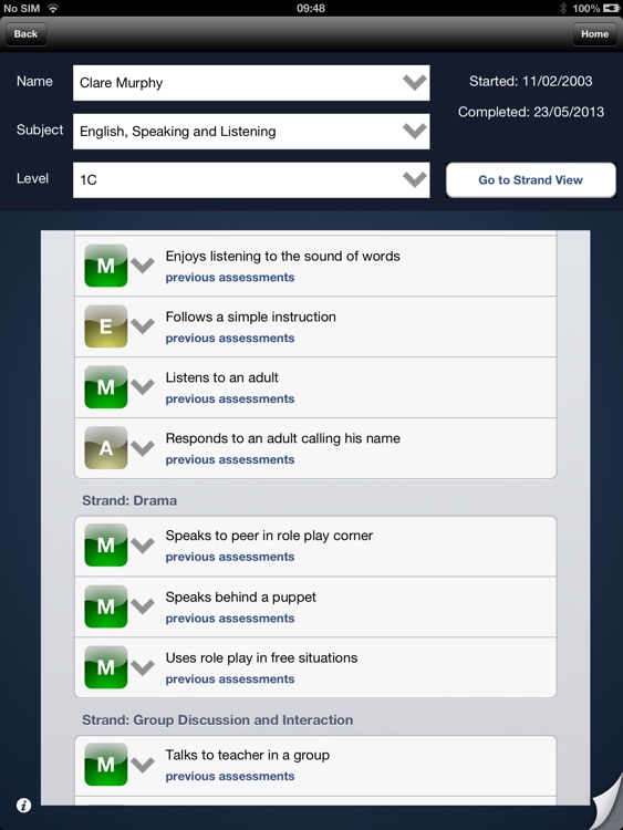 Connecting Steps Assessment Tool