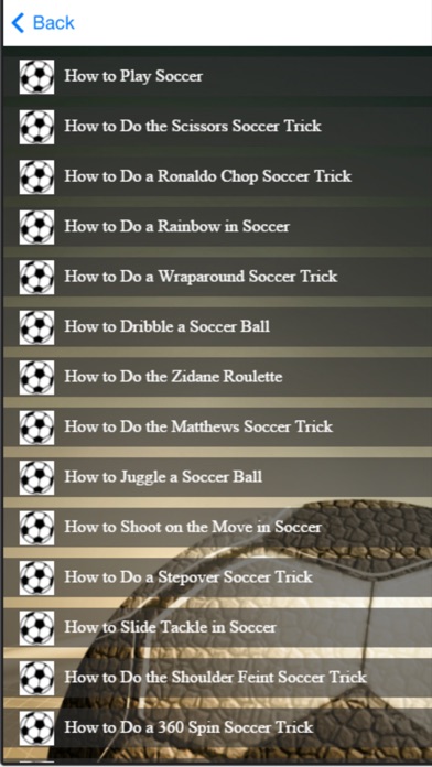 Soccer Tricks and Skills - Learn How To Play Soccerのおすすめ画像5