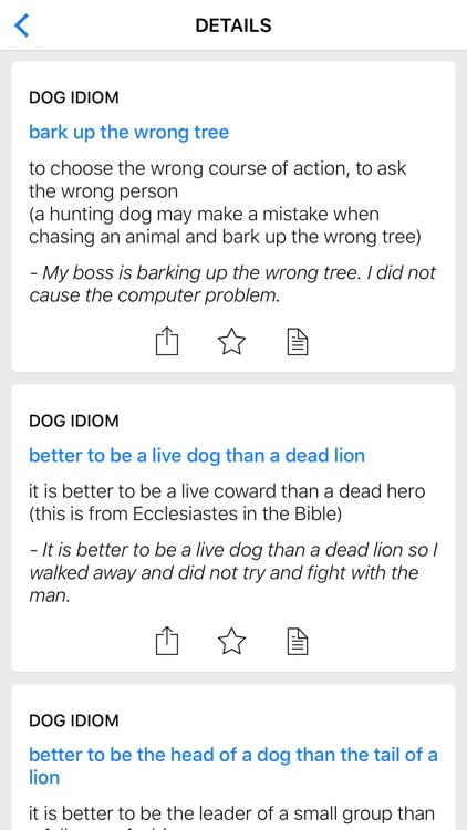 Love & Animal idioms