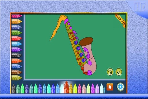 Coloring Book Music Instrument screenshot 2