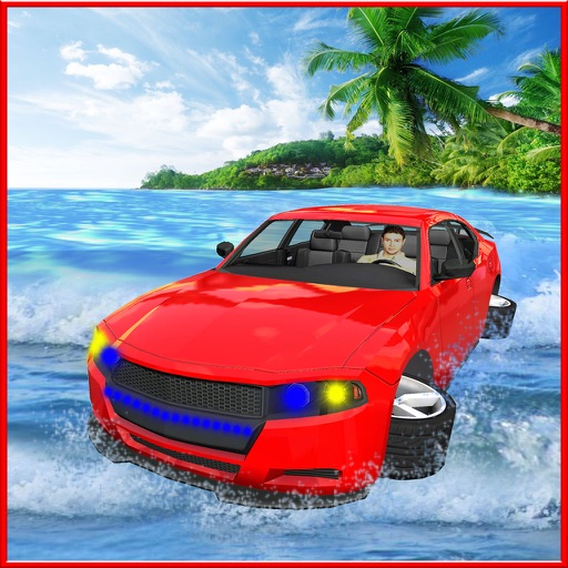 Water Surfing Car Simulator 3D Icon