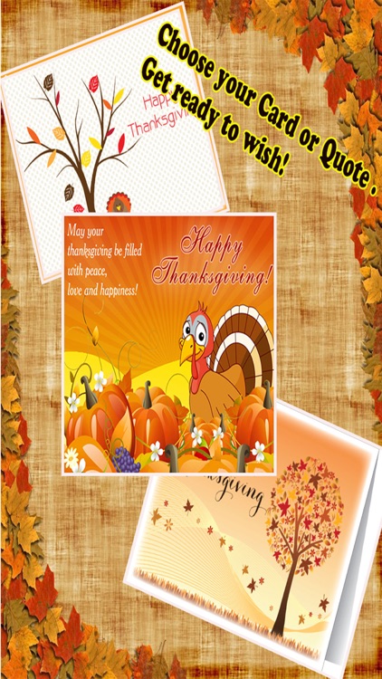 Happy Thanksgiving Day Greetings Card Maker