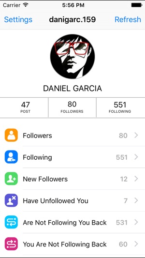 Stats for Instagram - Followers Manageme