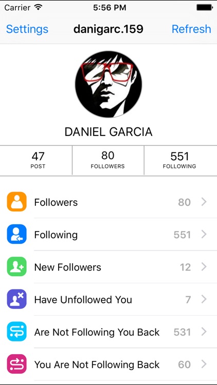 Stats for Instagram - Followers Management Tool