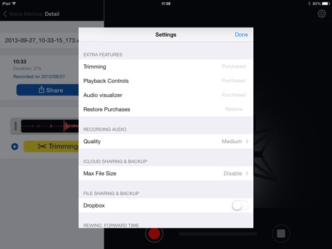 Voice Recorder HD screenshot 4