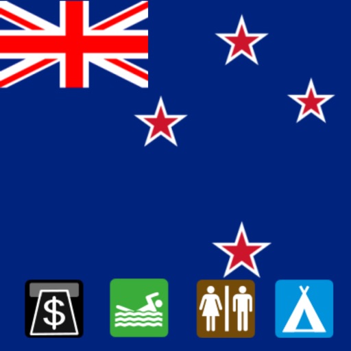 Leisuremap New Zealand, Camping, Golf, Swimming, Car parks, and more