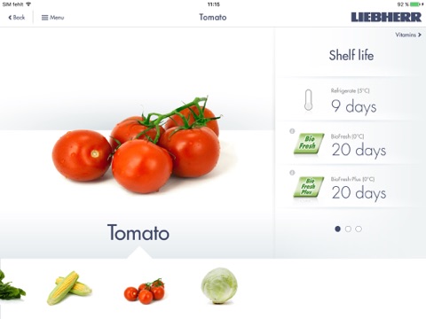 Liebherr BioFresh HD screenshot 3