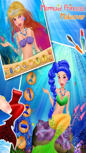 Mermaid Princess Makeover - Girls Game for Kids(圖4)-速報App