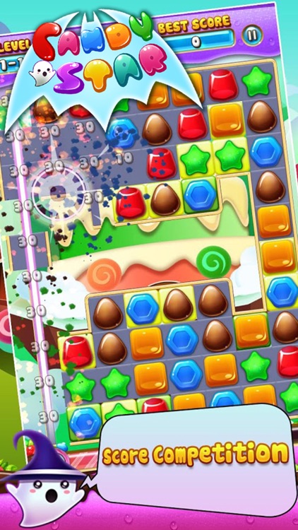 Candy Star-match 3 puzzle game