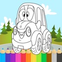 Carros Coloring Book - Aprender Ve&iacute;culo for Kids icon