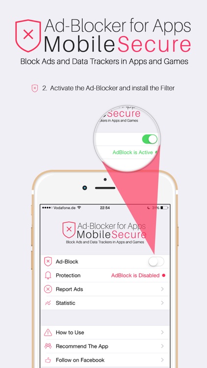 AdBlocker for Apps and Games - Ad Blocker for In App Ads - Block Ads and Data Trackers in Apps and Games