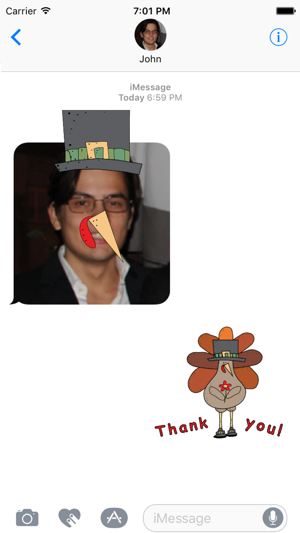 Thanksgiving Stickers and Emojis - Super Turkey!(圖2)-速報App