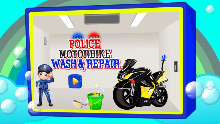 Police Motorbike Wash & Repair- Motorcycle Cleanup