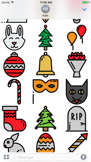 Holidays - Christmas, Halloween and More Stickers(圖2)-速報App