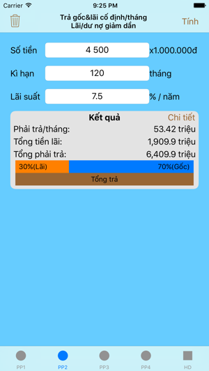 TÍNH LÃI TIỀN VAY(圖3)-速報App