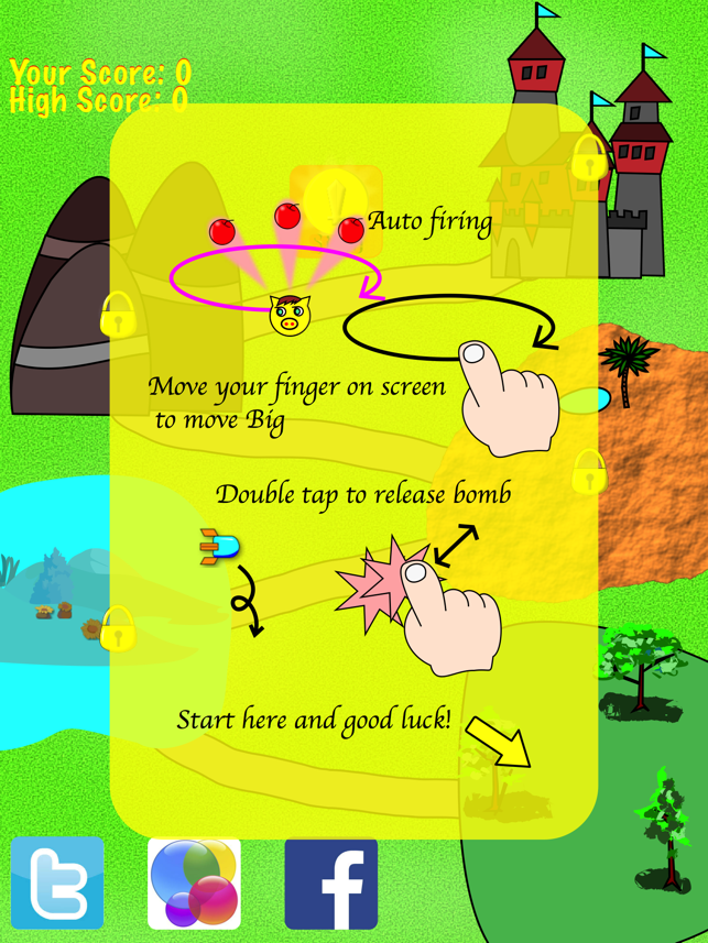 Big Pig To The Rescue Lite Edition- cute exciting shooting game with vertical scrolling bullet hell!, game for IOS