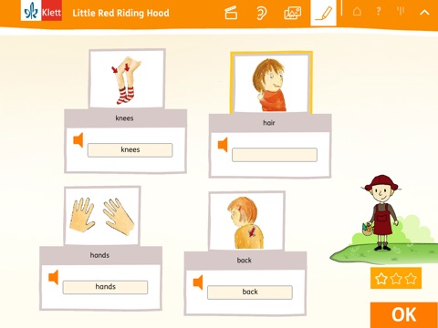 Little Red Riding Hood, Englisch lernen in der Grundschule Klasse 2 - 4 mit Klett nach dem offiziellen Lehrplan screenshot 4