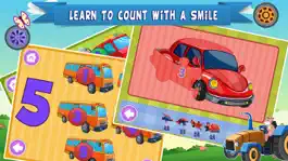 Game screenshot Toddler Trucks World Count and Touch- 123 counting Activity Game for kids apk