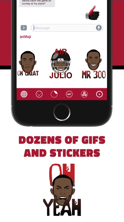 JetMoji - Official Julio Jones Emoji Keyboard