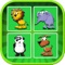 Animal Memory Matching Game For Kids