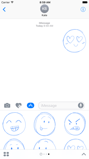 Sketchy Face Emoji Stickers(圖2)-速報App