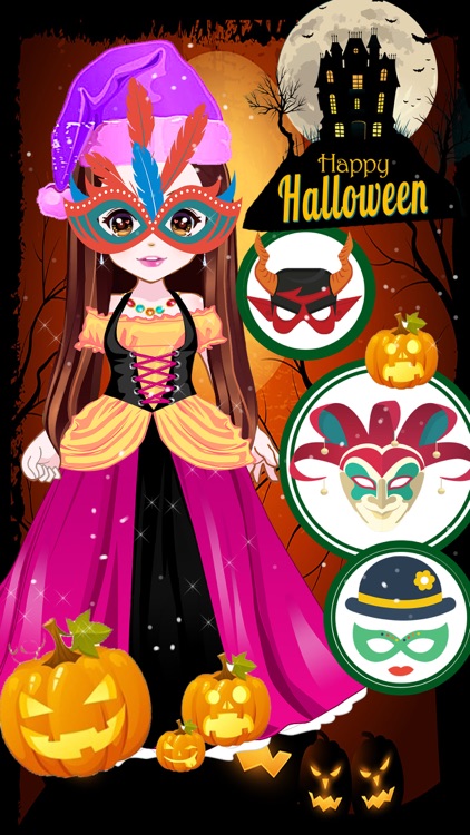 Halloween Princess Dress-sweet kids dress up game