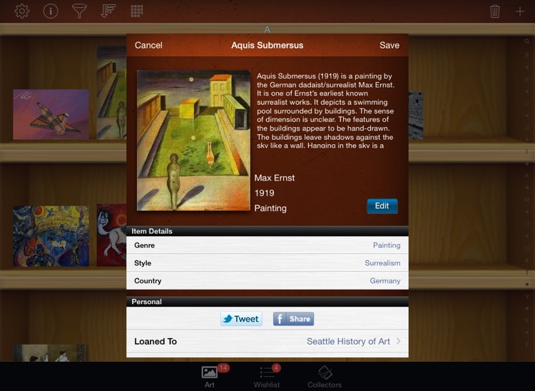 Art Collectors for iPad