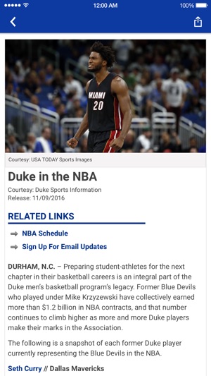 Duke Blue Devils(圖5)-速報App